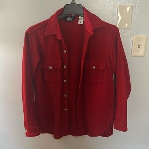 Woolrich shacket, size M, red color